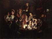 Joseph Wright The Experiment with the Aipump (mk22) oil painting artist